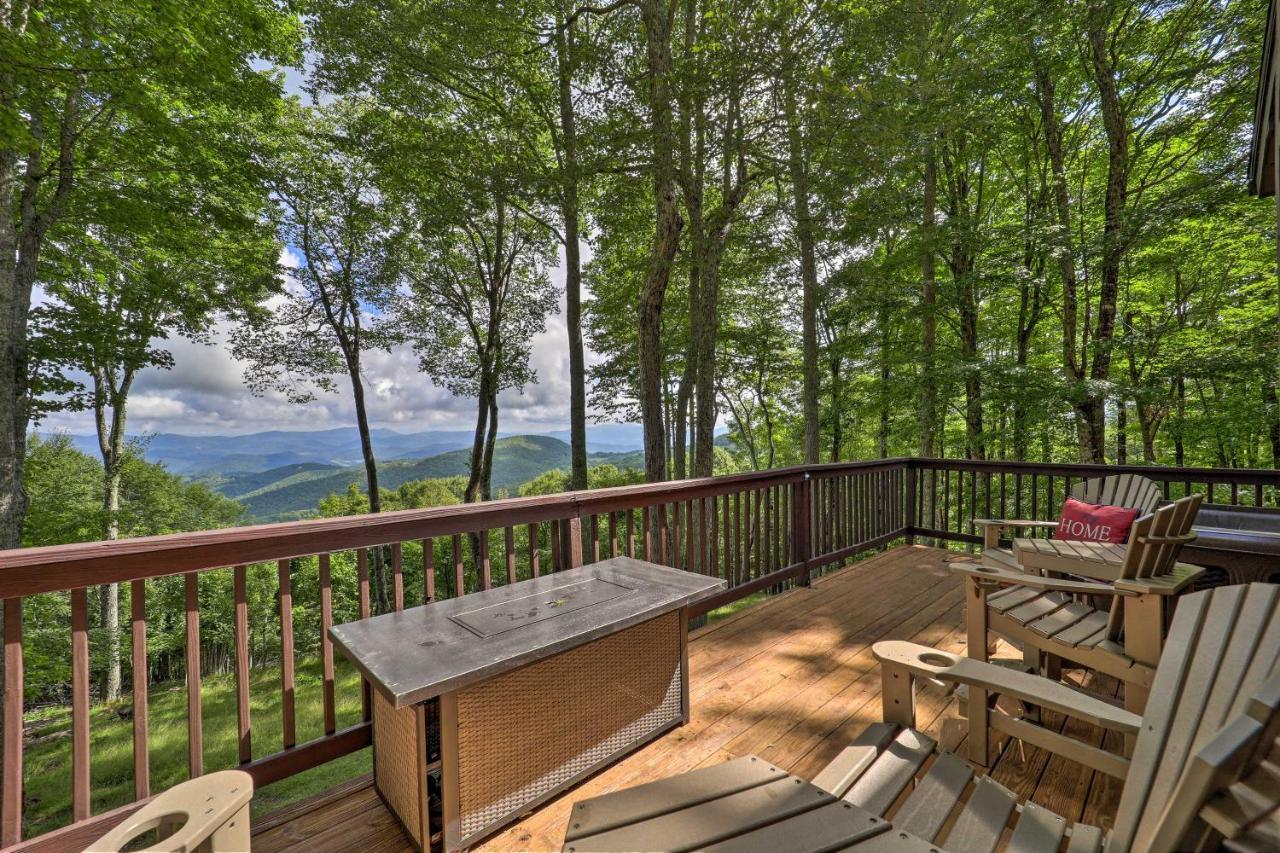 Beech Mountain Cabin Retreat With Hot Tub And Views! Екстер'єр фото