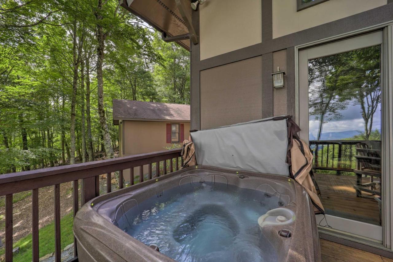Beech Mountain Cabin Retreat With Hot Tub And Views! Екстер'єр фото