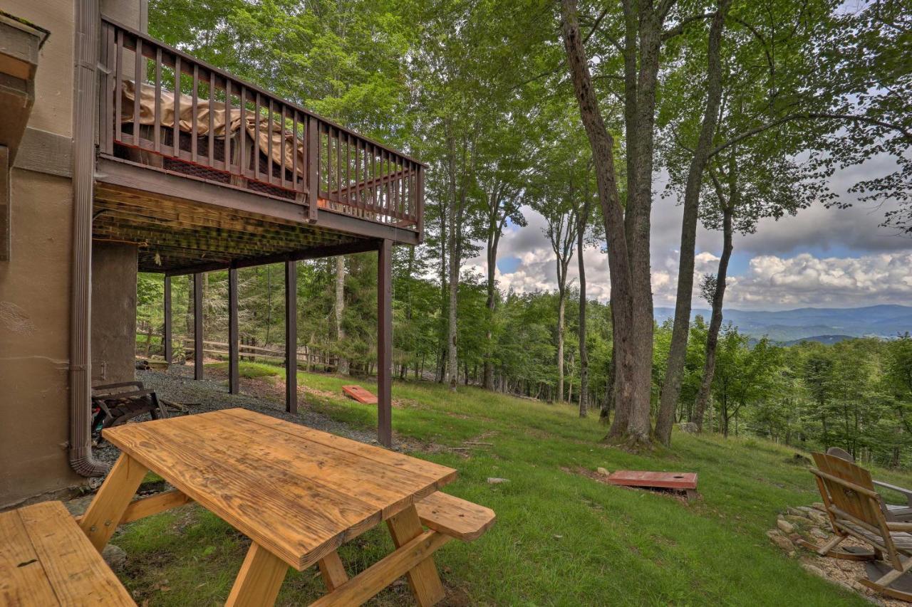 Beech Mountain Cabin Retreat With Hot Tub And Views! Екстер'єр фото